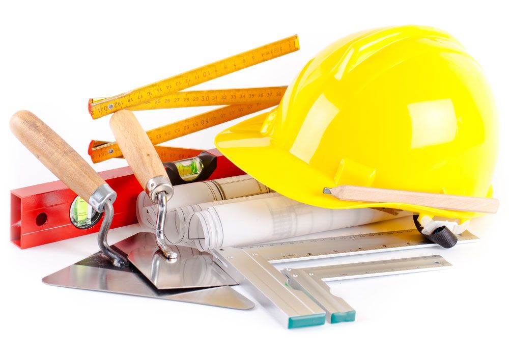 Construction Hat and Materials